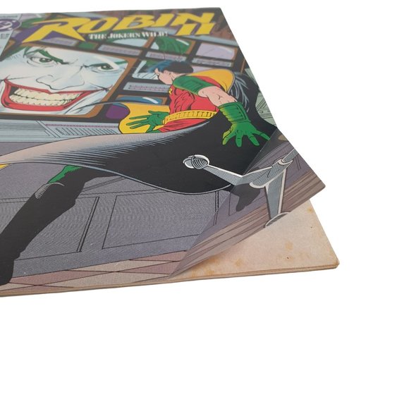 Robin II 3 DC Comic Book Collector Nov 1991 Modern Joker Wild Bagged Boarded - Picture 2 of 3